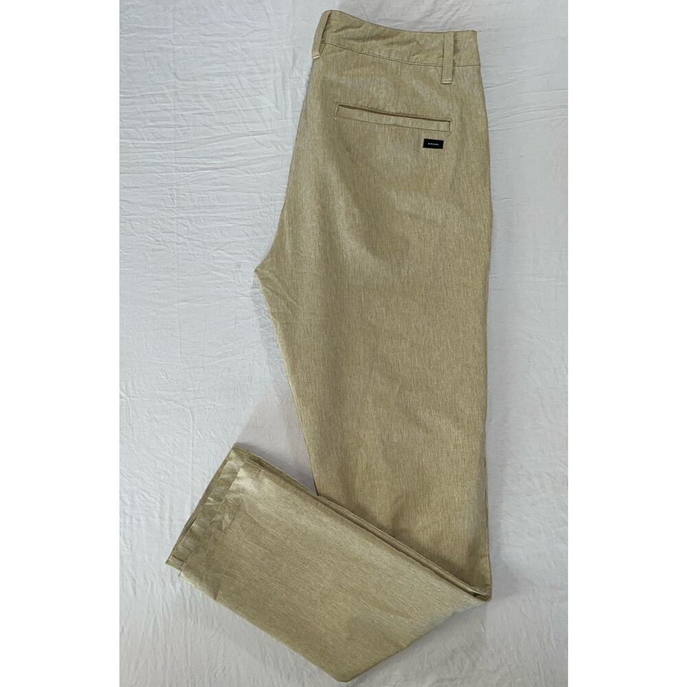 Rip Curl Mirage Boardwalks Lightweight Hybrid Chino Pants. Heather Brown, 32X32